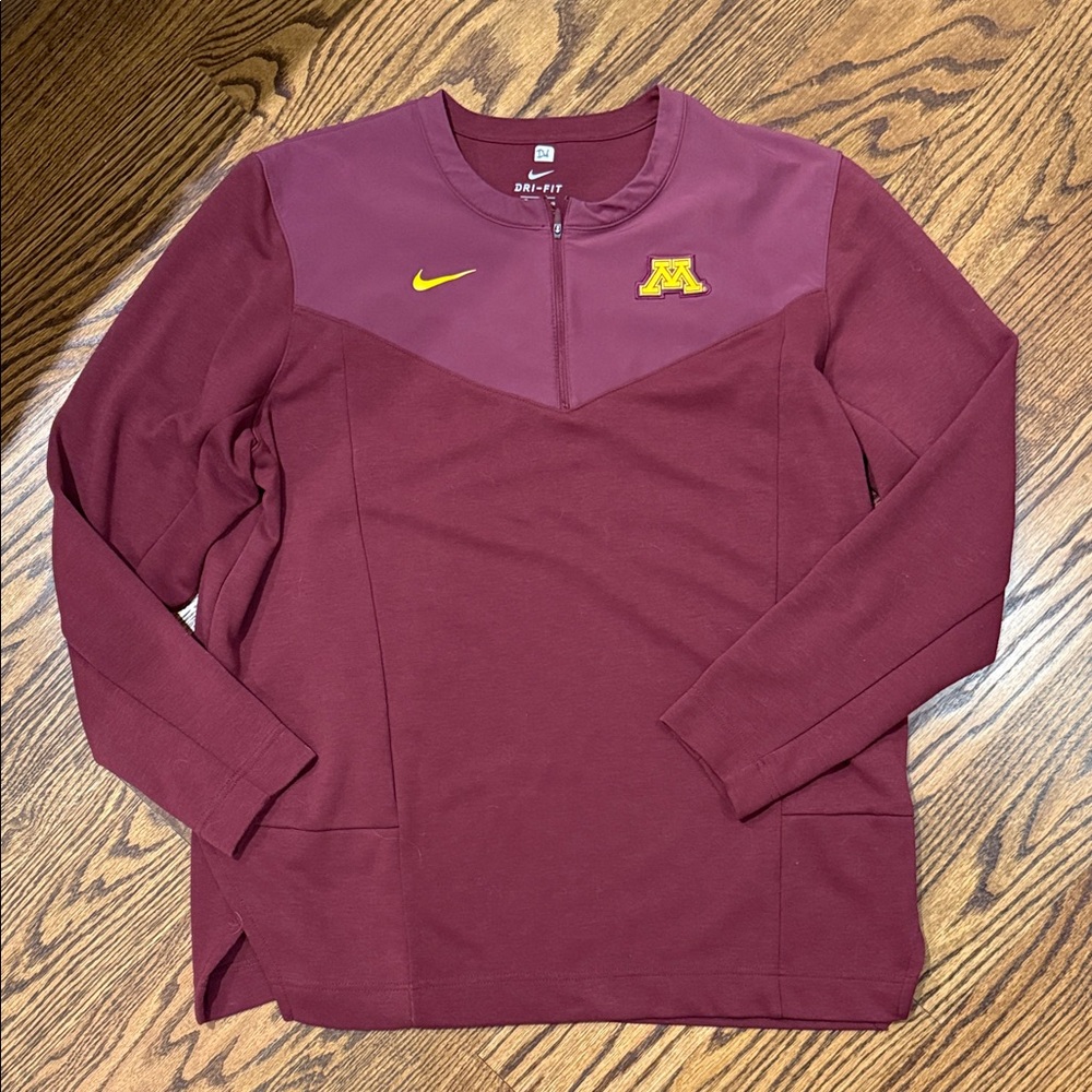 University of Minnesota Nike Quarter-Zip Pullover